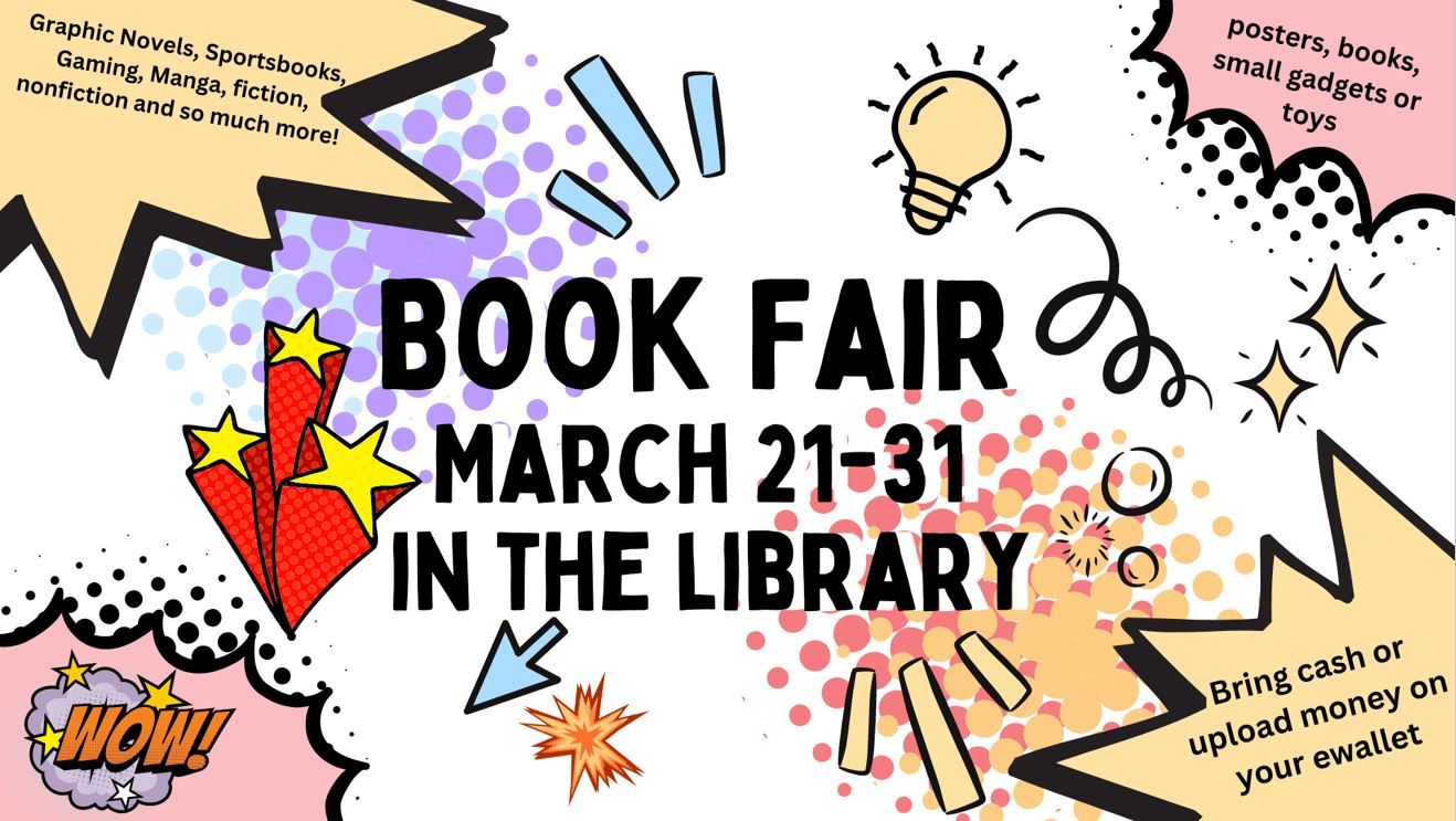  Book Fair March 21-31st